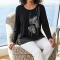 Floral Diamante Top