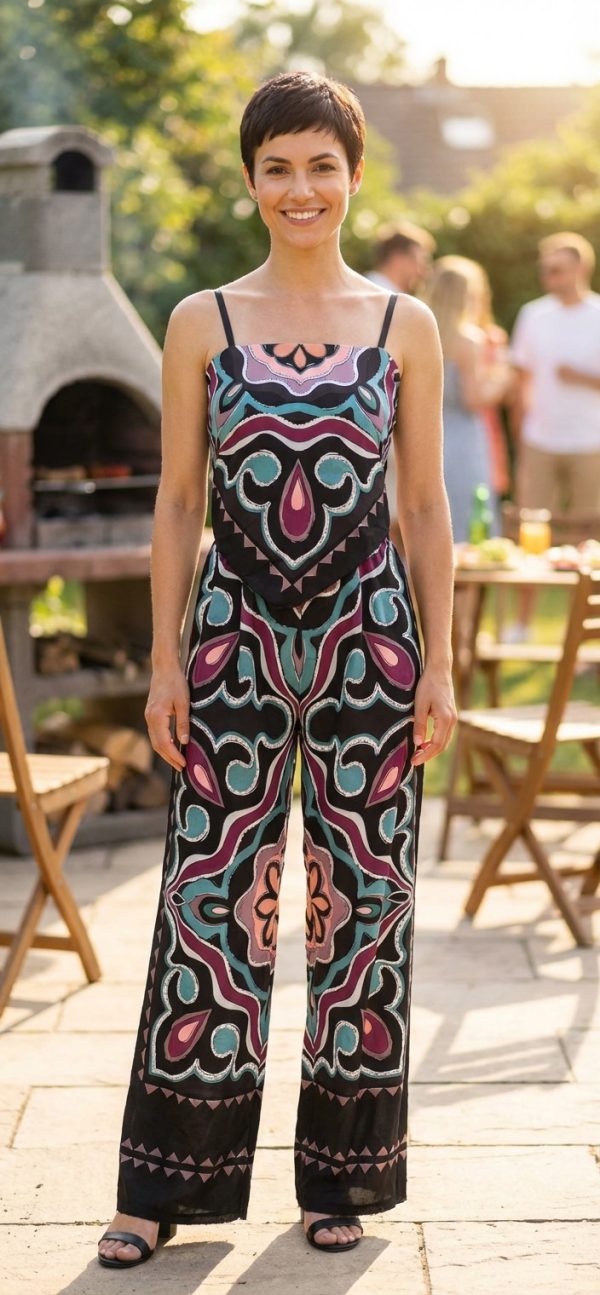 Satin Co-Ord Trouser Suit