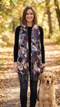 Butterfly Fringed Scarf