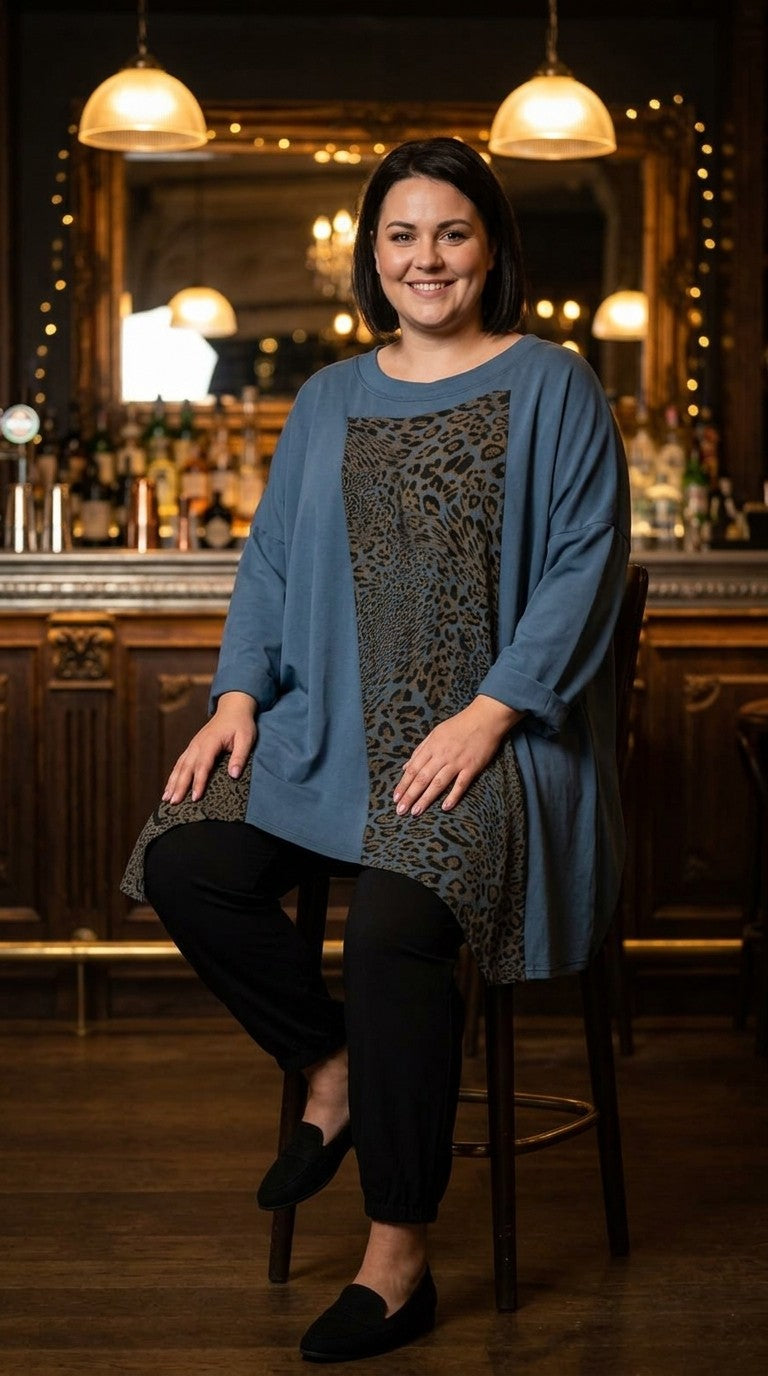 Curve Leopard Tunic