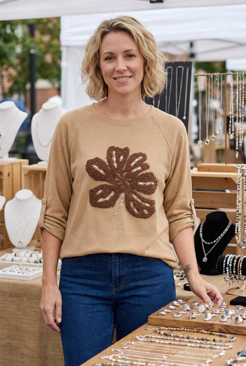 Fluffy Flower Tunic