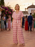 Coral Jumpsuit and Bolero