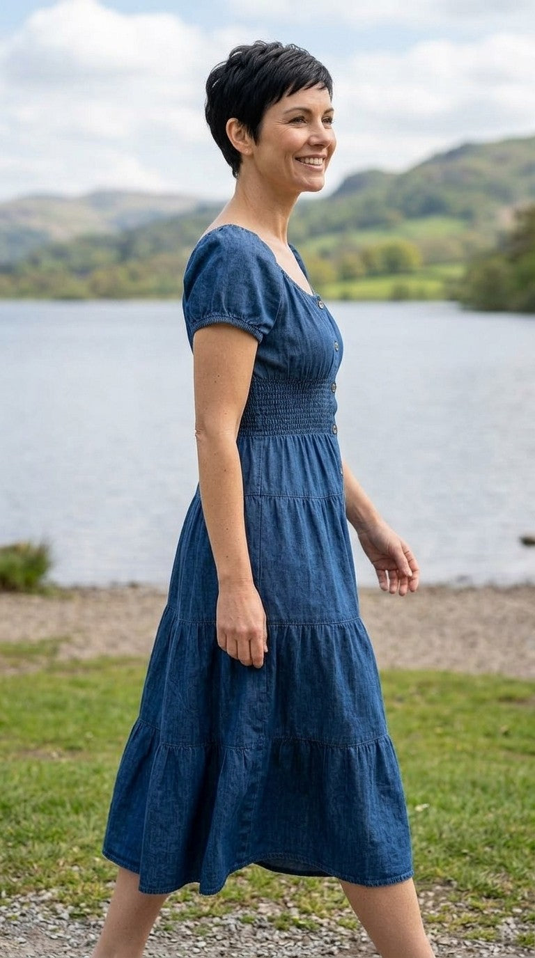 Denim Maxi Dress