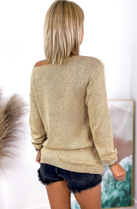 Gold Pocket Jumper