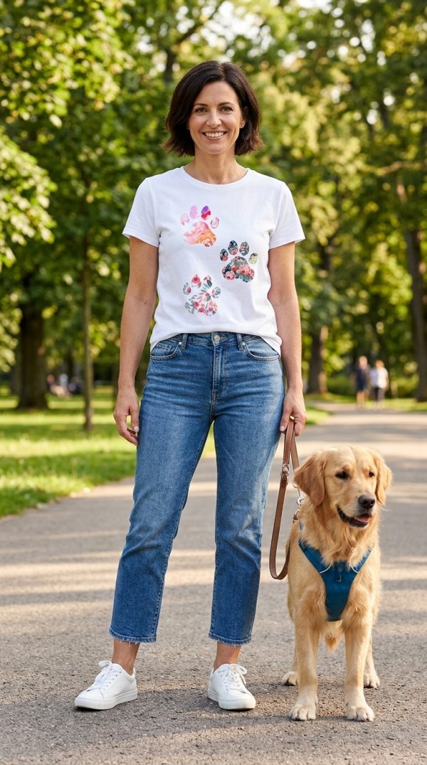 Paw Print T Shirt