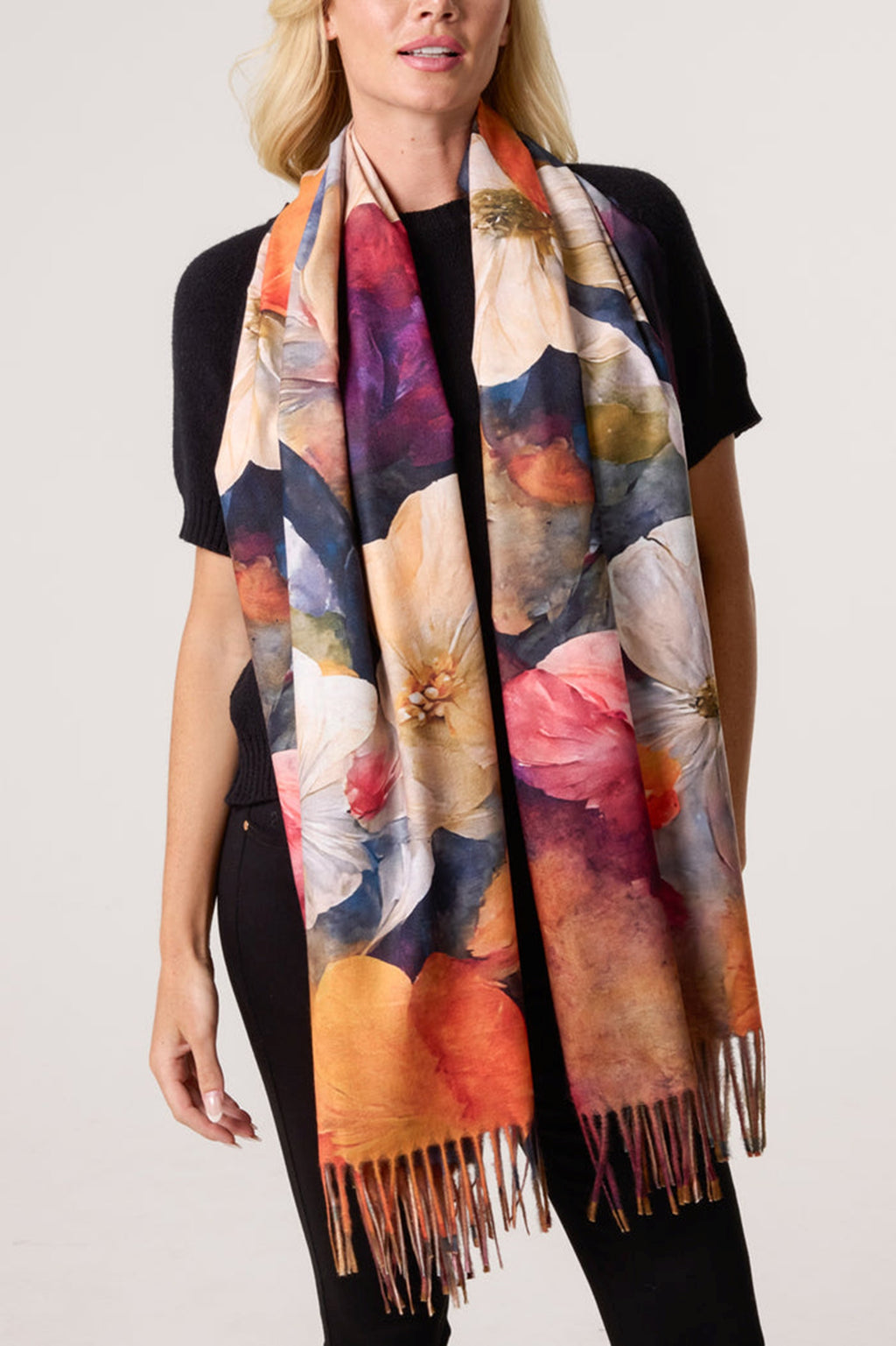 Poppy Print Scarf
