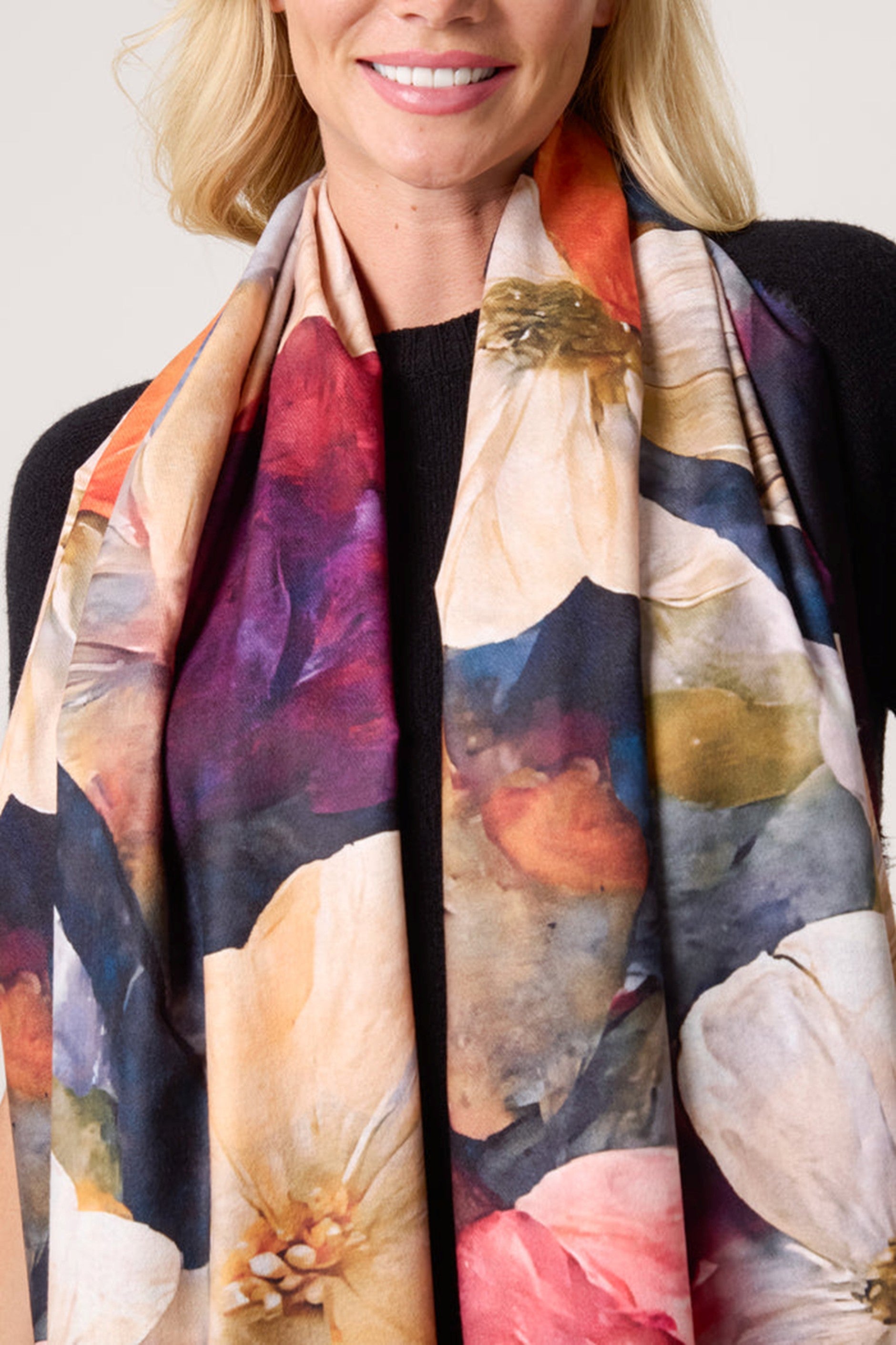 Poppy Print Scarf