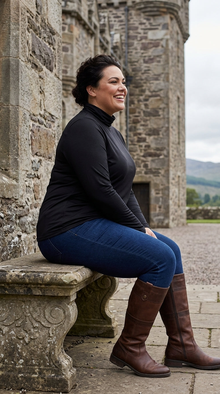 Curve Polo Neck Jumper