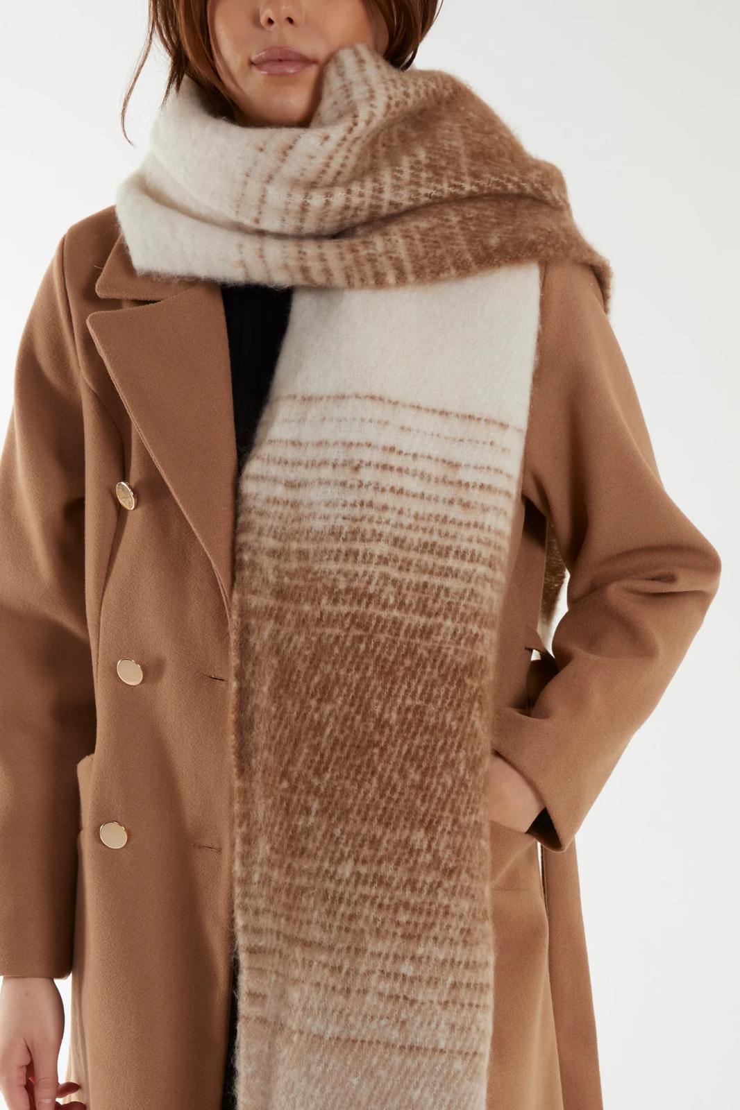 Long Fluffy Tassel Scarf