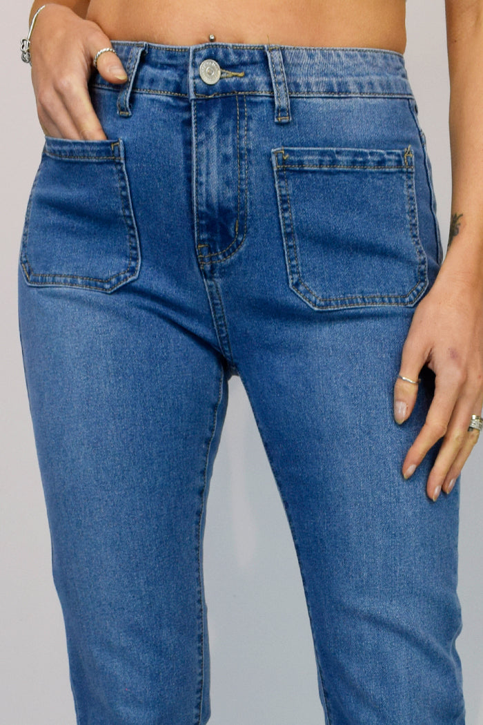 Pocket Front Jeans