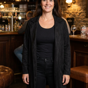 Oversized Suede Effect Jacket