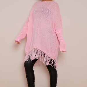 Fringe Hem Jumper