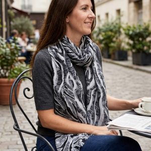 Animal Print Lightweight Scarf