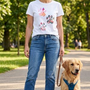 Paw Print T Shirt