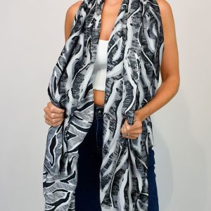Animal Print Lightweight Scarf
