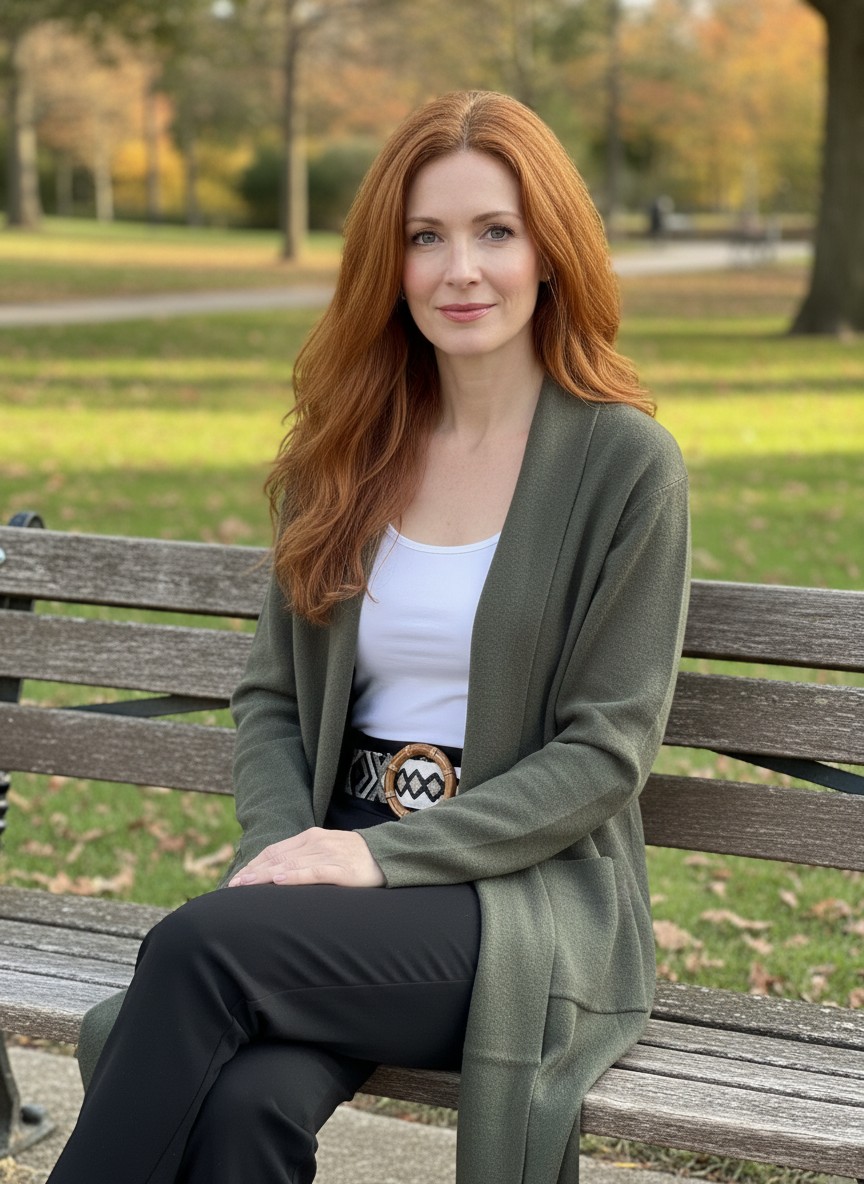 Two Pocket Collared Cardigan - Image 3