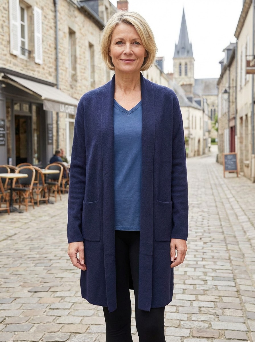 Two Pocket Collared Cardigan - Image 6