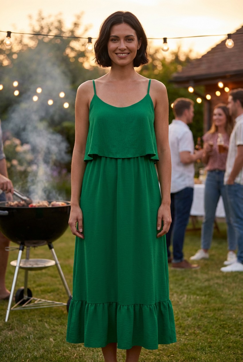 Double Layer Cami Dress