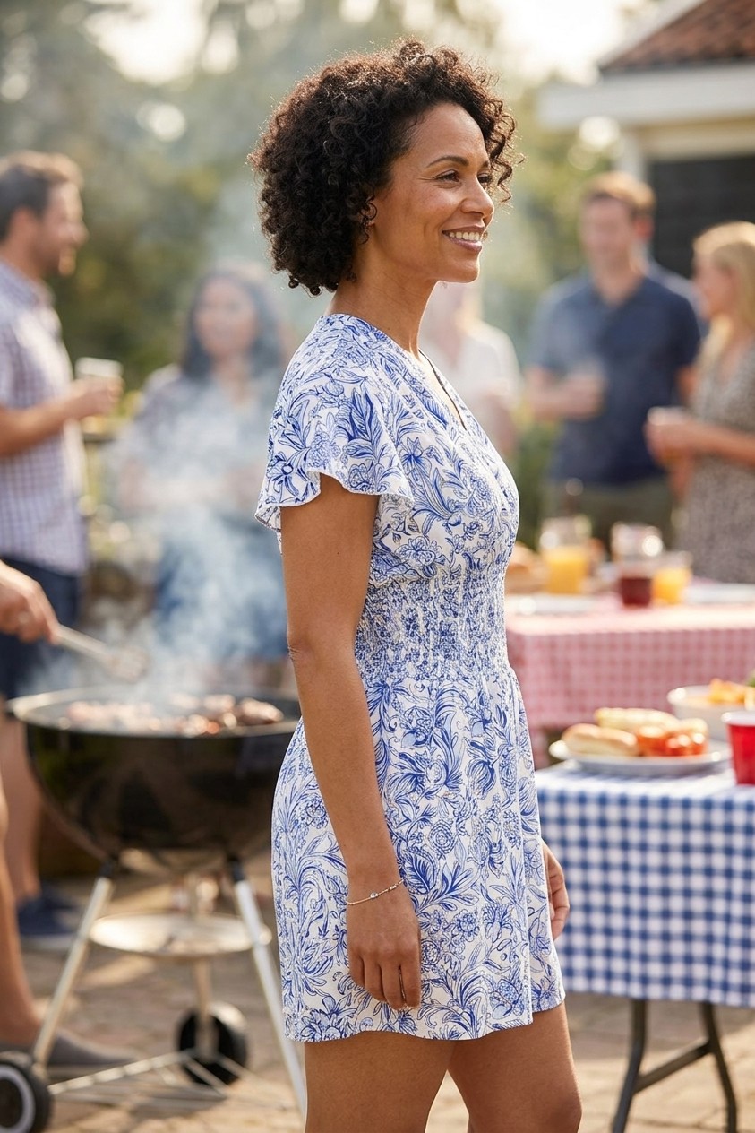 Floral Stretch Playsuit