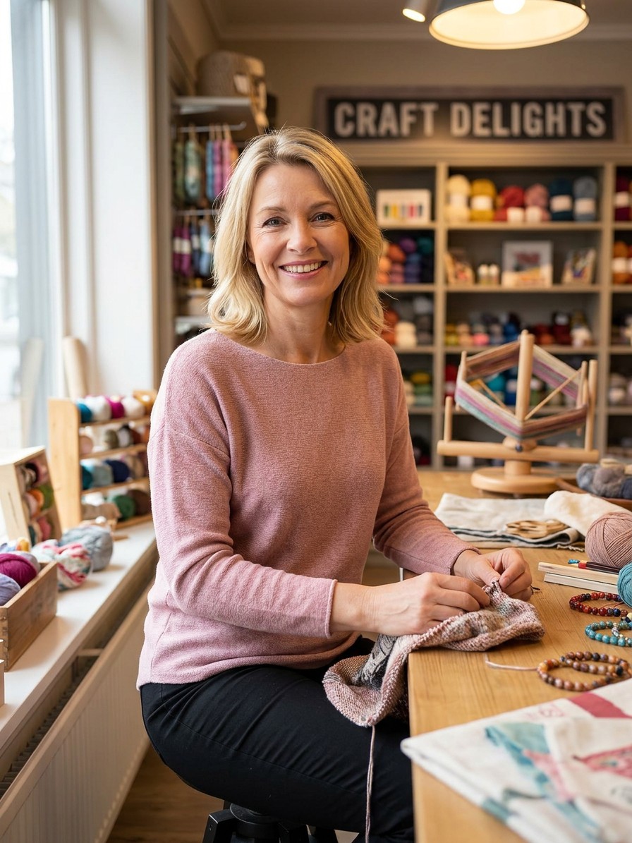 Soft Knit Crew Neck Jumper - Image 3