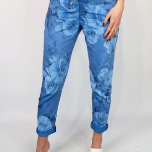 Blue Floral Magic Trousers