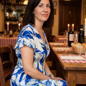 Large Leaf Button Front Midi Dress