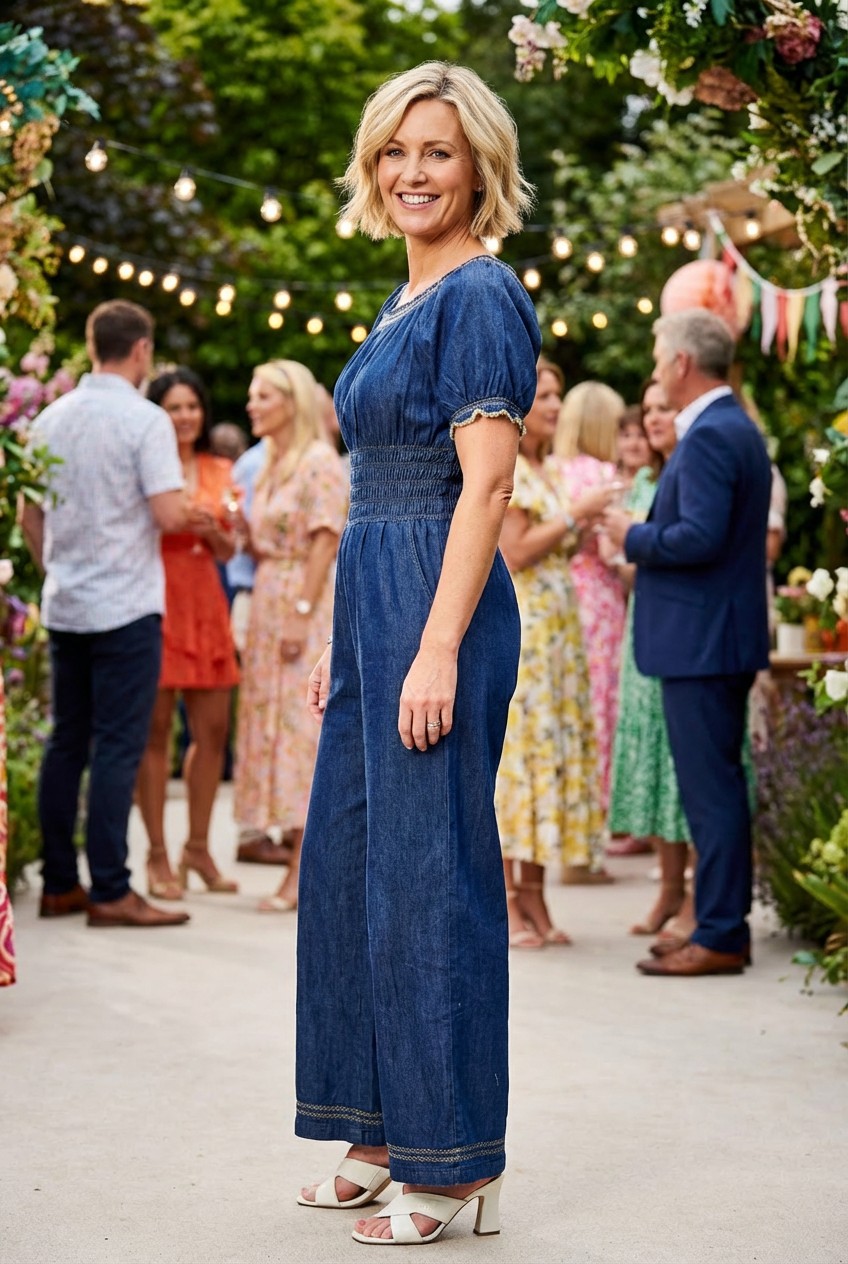 Denim Jumpsuit - Image 2