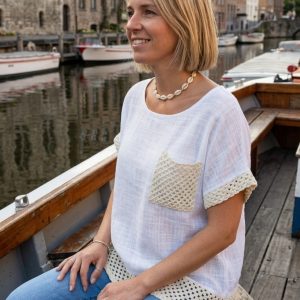 Crochet Edged Top