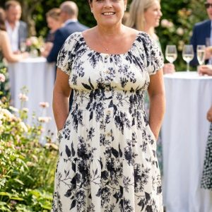 Floral Bardot Dress